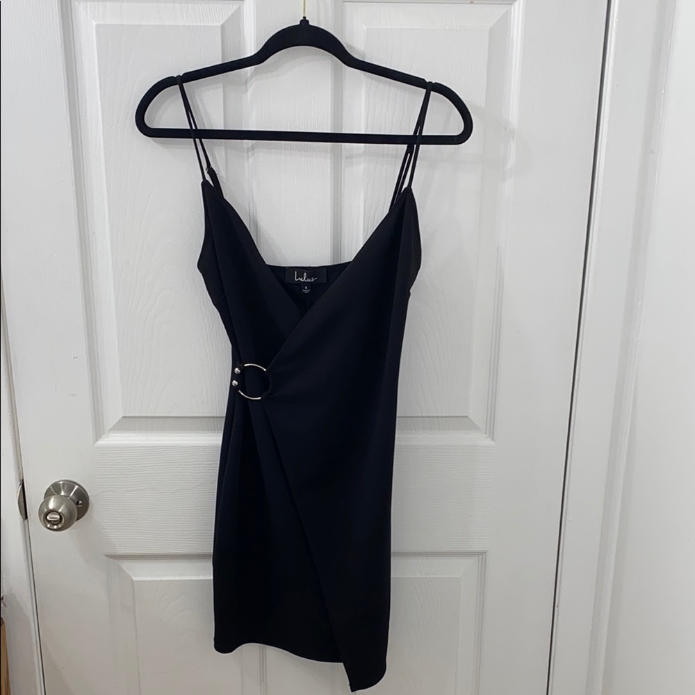 Lulu's Midnight Black Mini Dress
